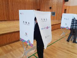 2019학년도 강릉오성학교 학생임원선거 사진